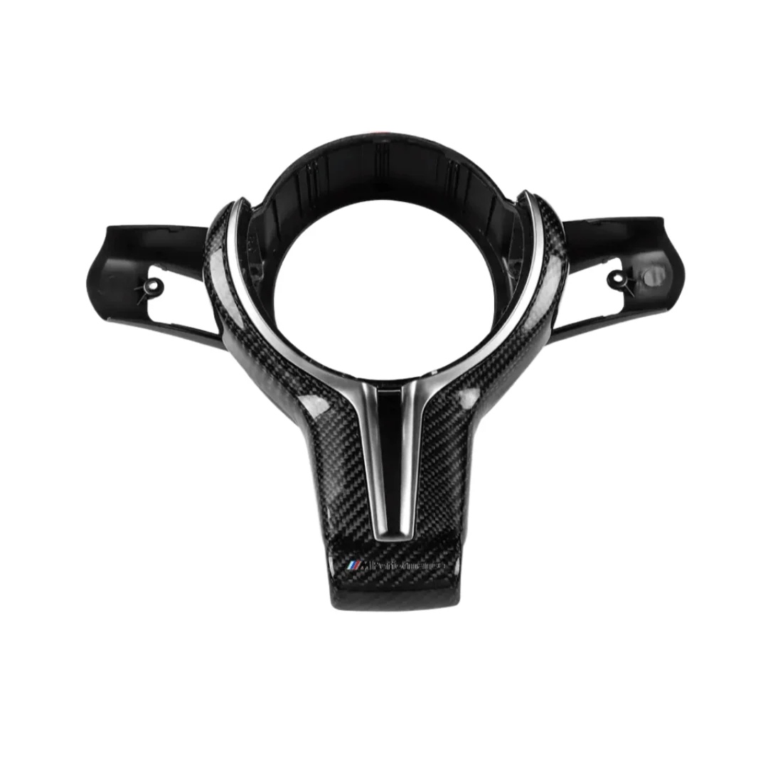 BMW Silver Carbon F series steering trim