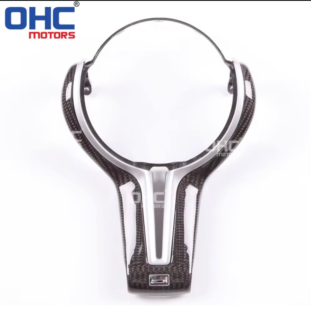 OHC Carbon steering trim - silver
