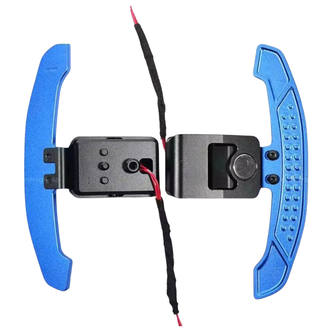 Blue aluminium magnetic paddles